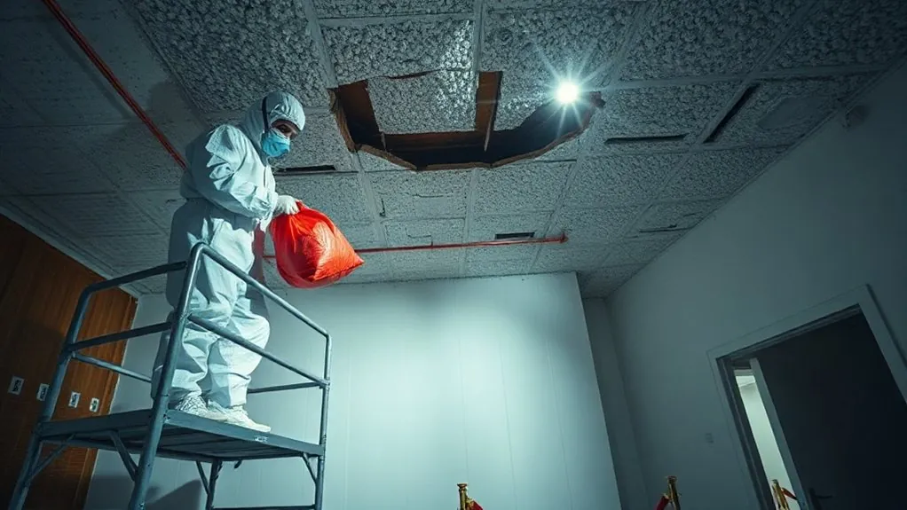Asbestos Ceiling Removal in Mill Hill — HSE-licensed specialists