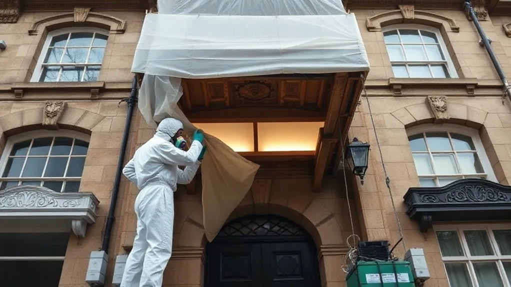 Listed Building Asbestos Removal in Mill Hill — HSE-licensed specialists